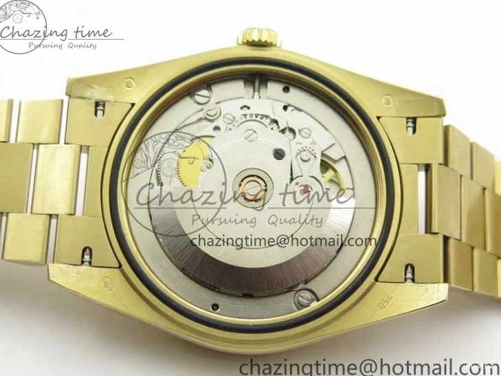 MiroTime 0220 Day-Date 40mm 228239 BP New Dial Version 904 YG Silver Roman Markers Dial on SS President Bracelet A Popular 2806